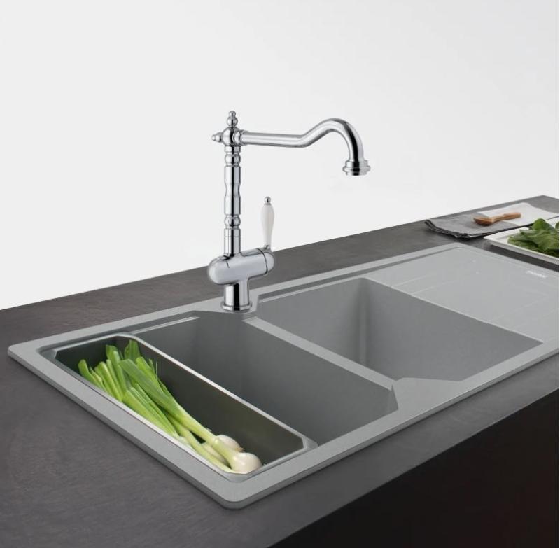 Φράνκε Particolare Old England κλασική μπαταρία κουζίνας χρωμίου 115.0060.360