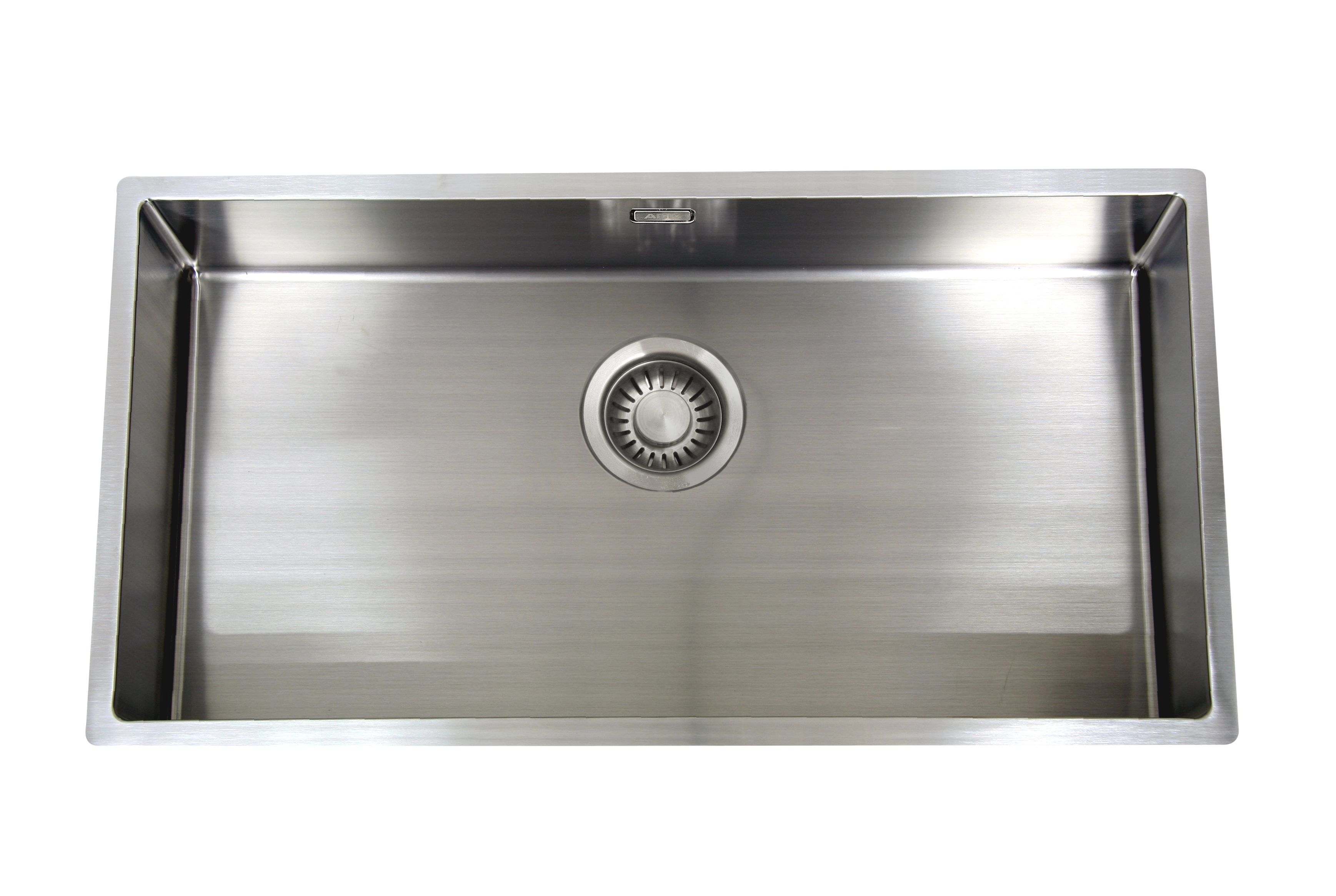ABK Bingara εξτρά μεγάλο ανοξείδωτο νεροχύτη 80x40cm επίπεδη επένδυση, υποδομή και επικατασκευή BIN80FVI