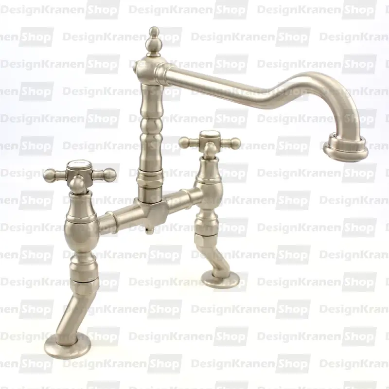 Nοσταλγική βρύση κουζίνας από ανοξείδωτο ατσάλι V1979RVSST