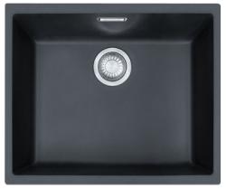 Franke Sirius 2 S2D 110.50 πλαστικό μαύρο νεροχύτη 50x41cm επίπεδη εγκατάσταση 125.0252.223