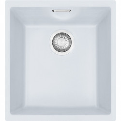 Franke Sirius 2 S2D 110.34 λευκός πλαστικός νεροχύτης 34x41cm επιτραπέζιος 125.0252.229