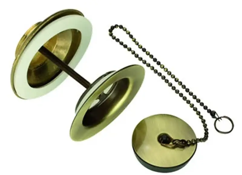 Cisal νιπτήρας με βαλβίδα και αλυσίδα στοπ μπρονζέ ZA00160027