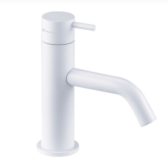 WaterEvolution Flow μπαταρία νιπτήρα ματ λευκό T110BR