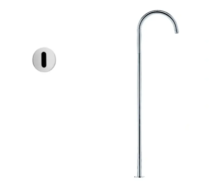 Waterevolution Flow ανεξάρτητη βρύση νιπτήρα με αισθητήρα υπερύθρων που λειτουργεί με μπαταρία, χρώμιο 1207925222