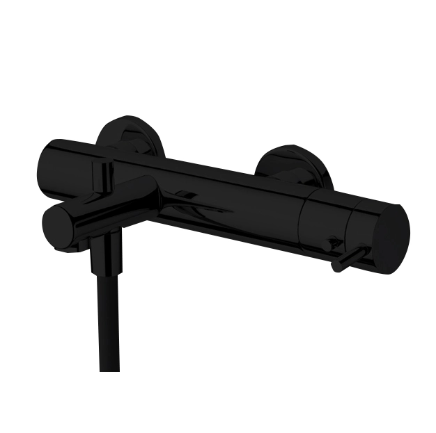 Waterevolution Flow θερμοστατική badkraan met χειροdouche σετ ματ μαύρο T130TPR