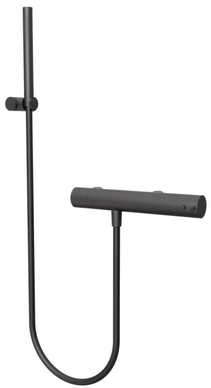 WaterEvolution Flow ντουζιέρα θερμοστατική μπαταρία με σετ ντους μαύρο T140TPR