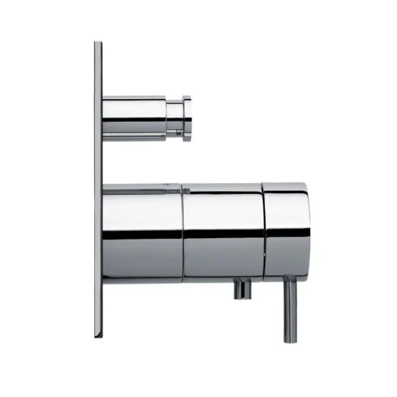 Επανάσταση νερού Flow εντοιχιζόμενη ντουζιέρα θερμοστάτη με 2 εξόδους χρωμίου T132TB01