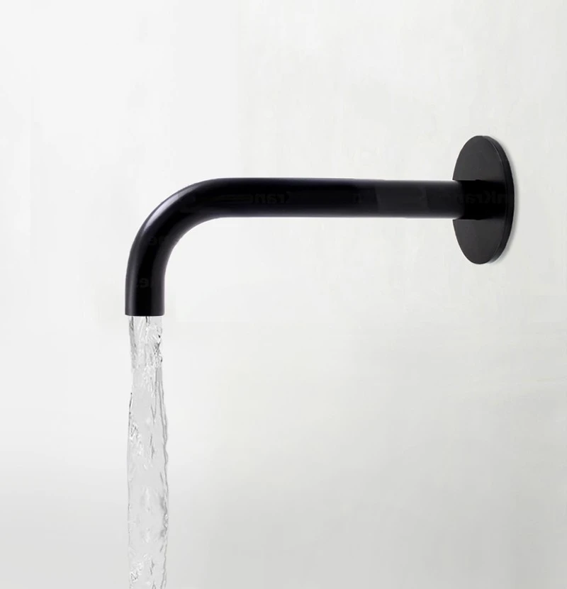 WaterEvolution Flow μπανιέρα μαύρο ματ στόμιο 15cm T167115PR