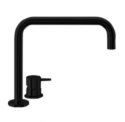 Waterrevolutie Flow 2-θέσεων μπαταρία νιπτήρα μαύρο ματ T112HPR