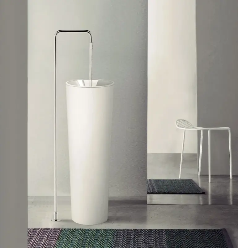 Waterevolution Flow Μονόχειρη βρύση νιπτήρα Χρώμιο T1.676.01