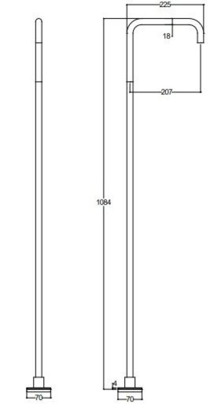 Waterevolution Flow Μονόχειρη βρύση νιπτήρα Ματ Λευκό T1.676.BR