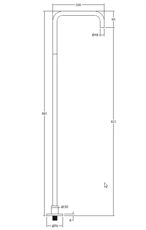 Waterevolution Flow Μονόκλινη βρύση νιπτήρα Μαύρο ματ T1.676.PR