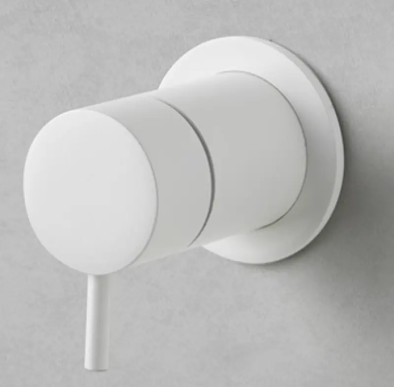 Waterevolution Flow ingebouwde kraan mat wit T143EBR