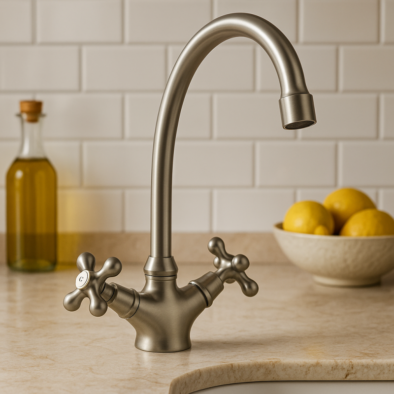 Νοσταλγική μπαταρία κουζίνας V1900 ανοξείδωτο ατσάλι