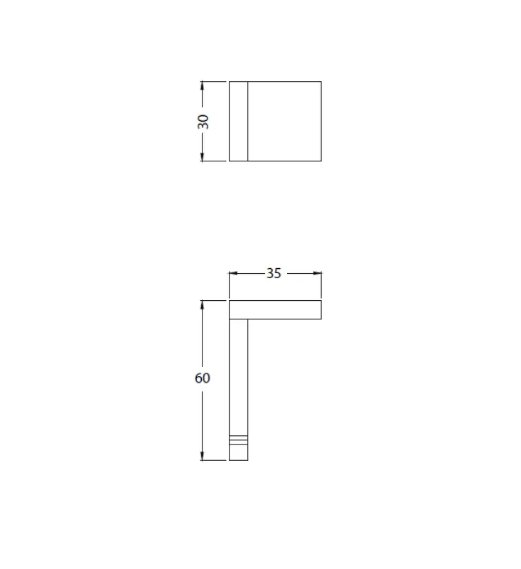 Ουάτερεβολούσιον Ντιπ άγκιστρο πετσέτας ματ λευκό A250BR