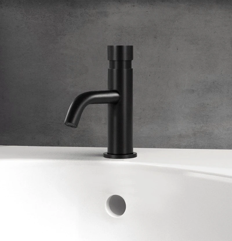 WaterEvolution Flow Αυτόματη Βρύση Νιπτήρα σε μαύρο ματ T110TPPR