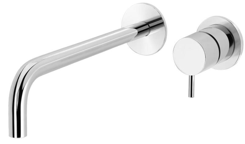 Waterevolution Flow ενσωματωμένη βρύση νιπτήρα χρώμιο έξοδος 21cm T116B01-21