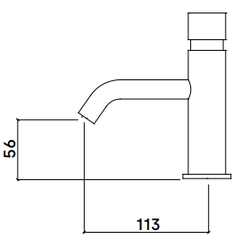 De tekst "Waterevolution Flow Fonteinkraan zelfsluitend mat wit T110TPBR" vertaalt naar het Grieks als "Βρύση Νεροεξέλιξης Flow με αυτόματο κλείσιμο ματ λευκό T110TPBR".