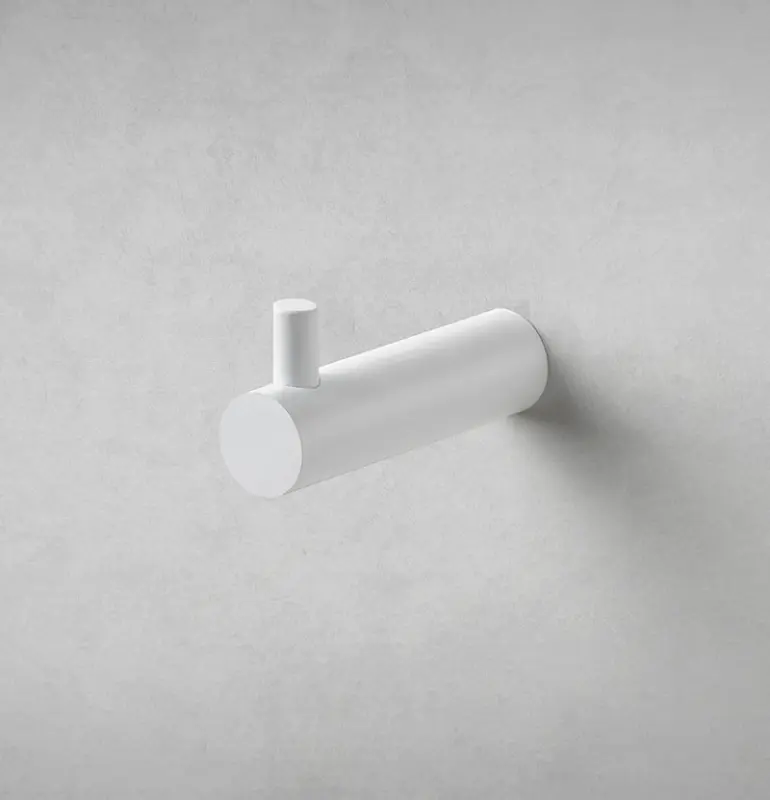 Ουάτερεβολούσιον Φλόου γάντζος πετσέτας ματ λευκό A150BR