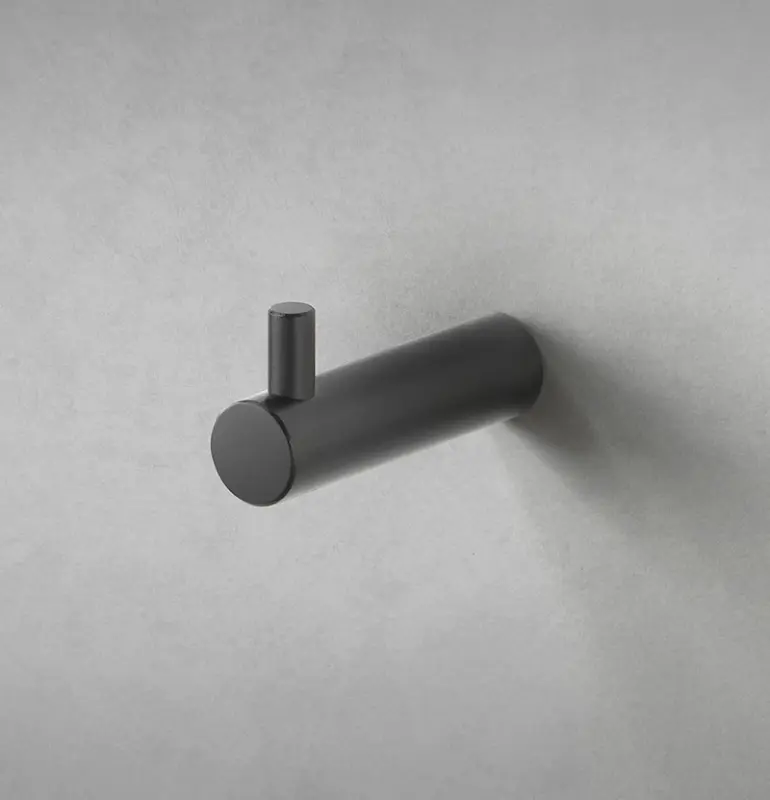 Waterevolution Flow μαύρο ματ άγκιστρο πετσέτας A150PR