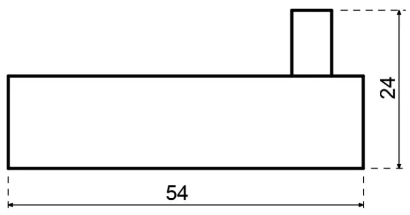 Waterevolution Flow μαύρο ματ άγκιστρο πετσέτας A150PR