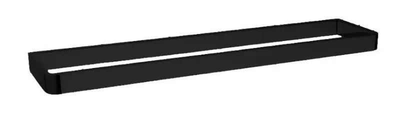 Ο Waterevolution Deep κρεμάστρα πετσέτας 60 εκ. ματ μαύρο A212PR