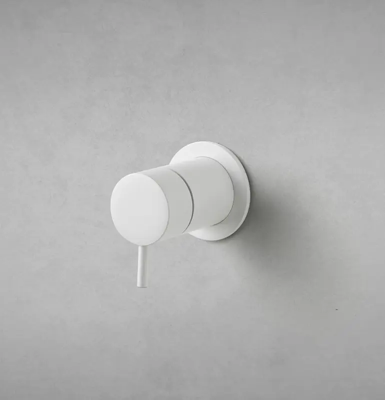 Water Evolution Flow εντοιχισμένος 2-δρόμος εκτροπέας στρογγυλό ροζέτα ματ λευκό T1482SBR