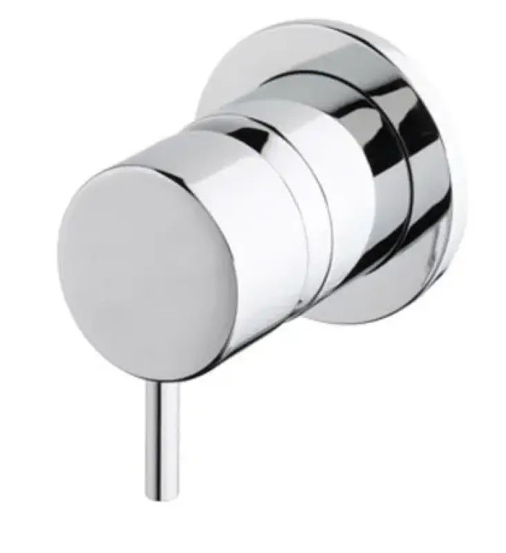 WaterEvolution Flow εντοιχισμένος 2-δρόμων εκτροπέας στρογγυλή ροζέτα χρώμιο T1482S01