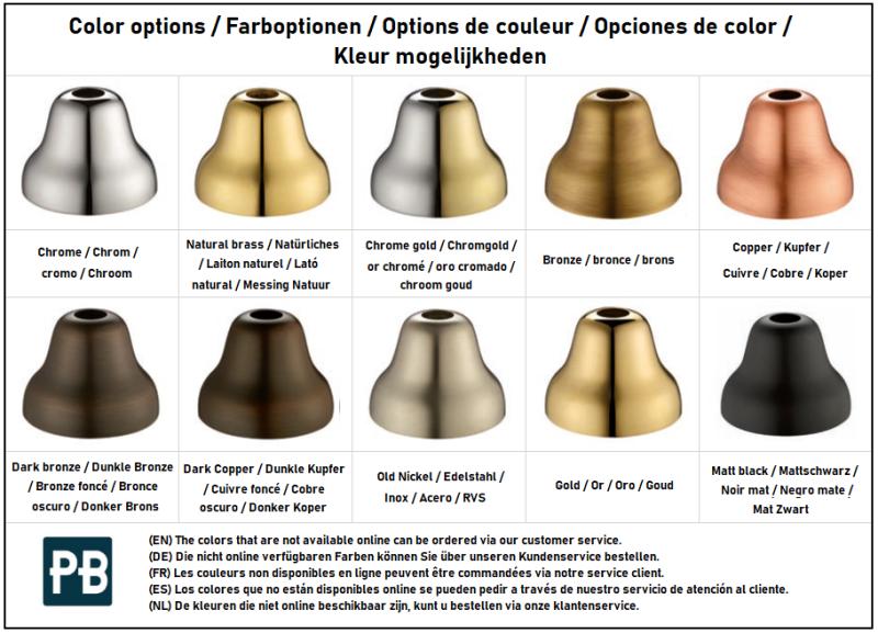 PB κλασική βρύση 3 οπών για νιπτήρα Λευκοί μοχλοί Μπρούντζος 1208854272