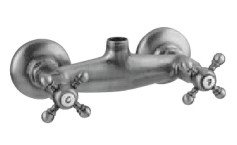 PB κλασική βρύση επιτοίχια μίξερ ντους με κουμπιά χρώμιο άνω σύνδεση 1208855302