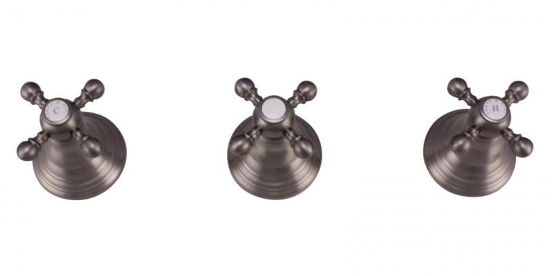 PB κλασικό σετ ντους εντοιχισμού 2 δρόμων με εναλλάκτη με αστέρια κουμπιά ανοξείδωτο ατσάλι 1208855382