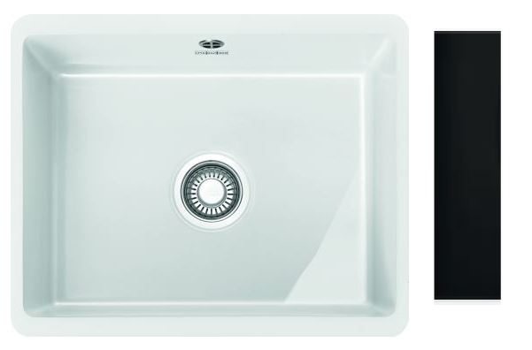 Φράνκε νεροχύτης Fraceram Kubus KBK110.50 Ανθρακί ματ εντοιχισμένος 1260380350