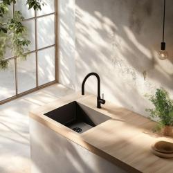 Φράνκε νεροχύτης Fraceram Kubus KBK110.50 Ανθρακί ματ εντοιχισμένος 1260380350
