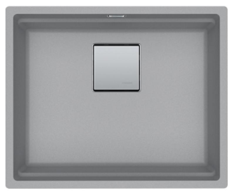 Franke Kubus KNG 110.52 νεροχύτης 52x42 γκρι γρανίτης υποκατασκευή 125.0512.507
