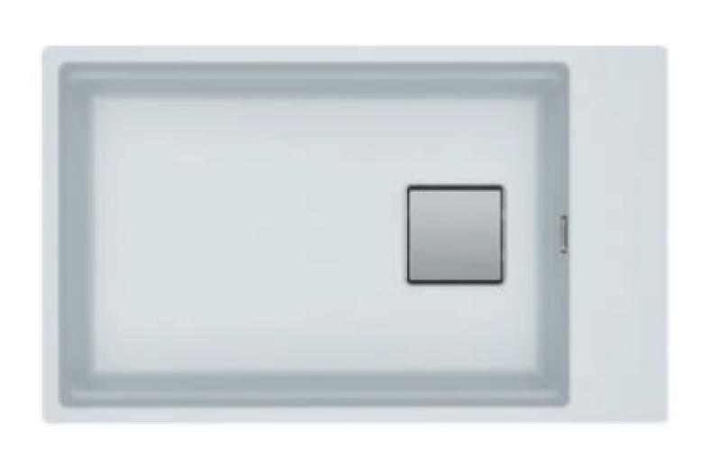 Φράνκε Κούμπους KNG 110.62 νεροχύτης 72x42 λευκός γρανίτης υποκατασκευή με επιφάνεια για βρύση 125.0512.517