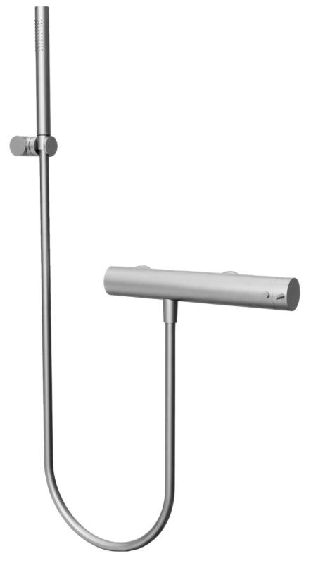 Waterevolution Flow θερμοστάτης ντους με σετ ντους από ανοξείδωτο χάλυβα T140TIE