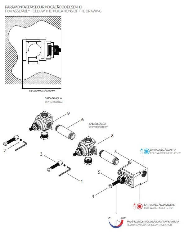 WaterEvolution Flow inbouw douchethermostaat met 3 stopkranen mat zwart 1208916232

Η μετάφραση van deze tekst naar het Grieks is:

WaterEvolution Flow εντοιχισμένος θερμοστάτης ντους με 3 δι