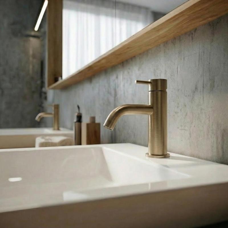 Waterevolution Flow βανολέβια από βουρτσισμένο ορείχαλκο T110LE