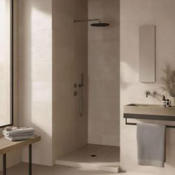 Waterevolution Flow εντοιχιζόμενος θερμοστάτης ντους με 1 διανεμητική βρύση, πλήρως από ανοξείδωτο ατσάλι 1208920976.