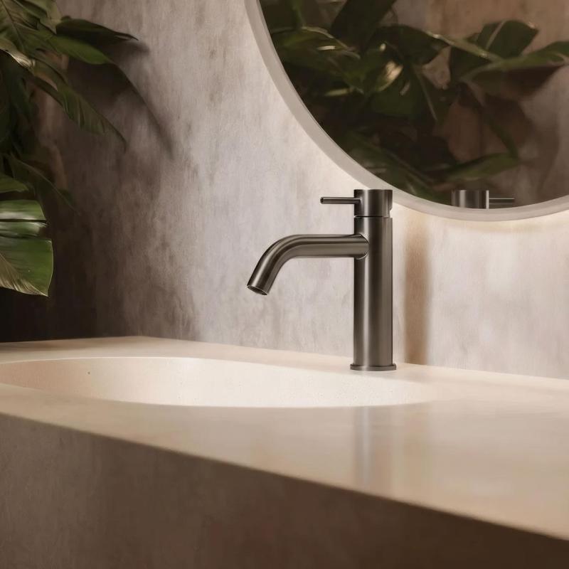 Water Evolution Flow βρύση νιπτήρα PVD gun metal T1101AGME