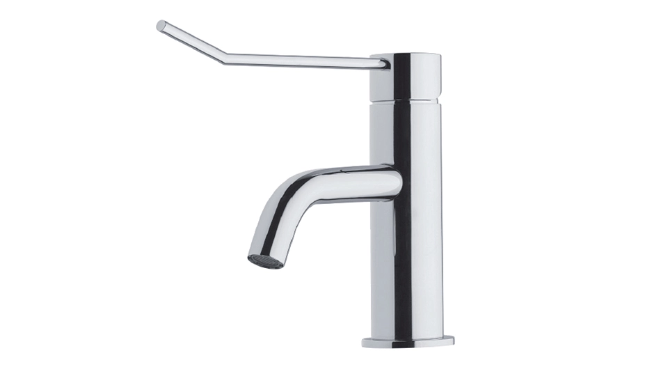 Waterevolution Flow μπαταρία νιπτήρα PVD light gold T111WGE