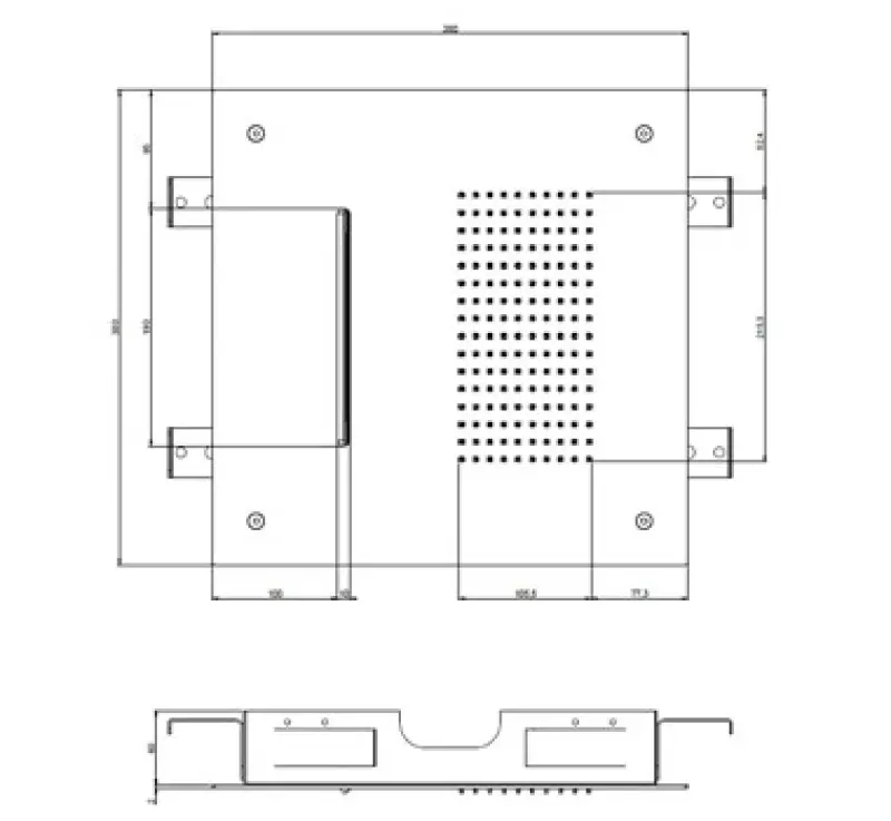 SB Square 316 Εντοιχισμένο ντους βροχής με καταρράκτη 38x38cm - Ανοξείδωτο ατσάλι 1208946994