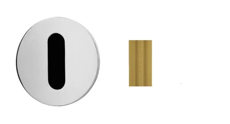 WaterEvolution Flow εντοιχισμένη νιπτήρα με αισθητήρα υπερύθρων, με τροφοδοσία από το δίκτυο, βουρτσισμένο ορείχαλκο T118EELE.