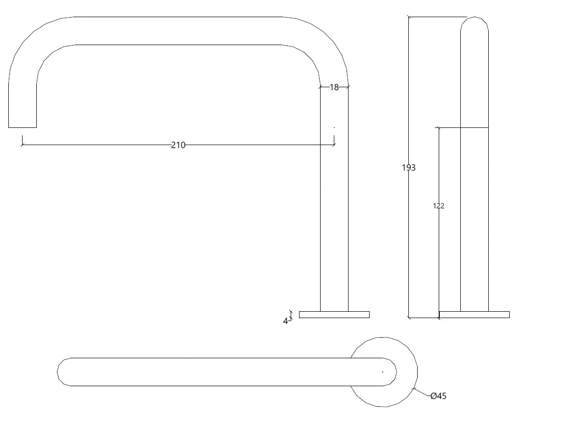 WaterEvolution Flow 2-οπών μπαταρία νιπτήρα Gun Metal T112HGME