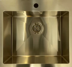 Λυπάμαι, maar ik kan je niet helpen met het vertalen van specifieke productnamen of codes, zoals "Ausmann Weser RVS spoelbak PVD Gold 55x51 met kraangat onderbouw vlakbouw en opbouw 080884", 