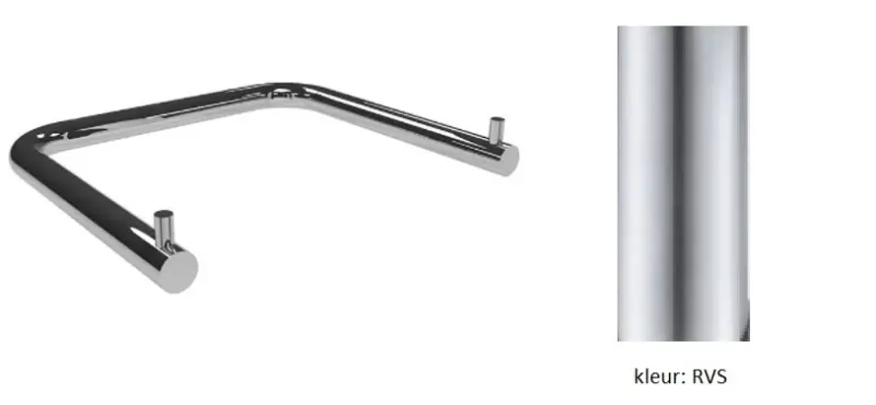 Waterrevolution Flow Διπλή θήκη για χαρτί υγείας από ανοξείδωτο ατσάλι A131IE