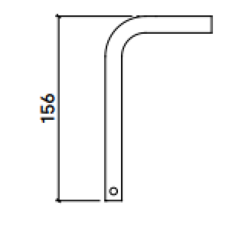 Waterevolution Flow Ρολόι χαρτιού χωρίς καπάκι από βουρτσισμένο ορείχαλκο A130LE