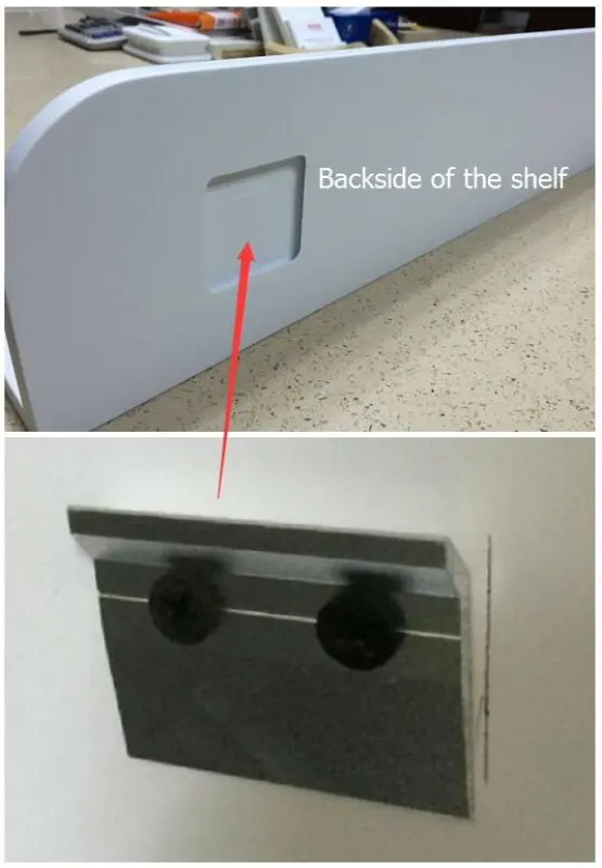 Solid-S Planchet Καλάθι ντους από στερεό υλικό, λευκό ματ, 90x12 εκ., με κρυφή βάση στήριξης 1208953448