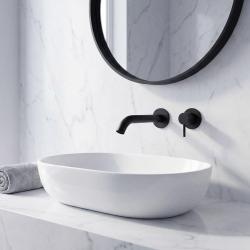 SB Round εντοιχισμένη μπαταρία νιπτήρα μαύρο ματ - 102mm