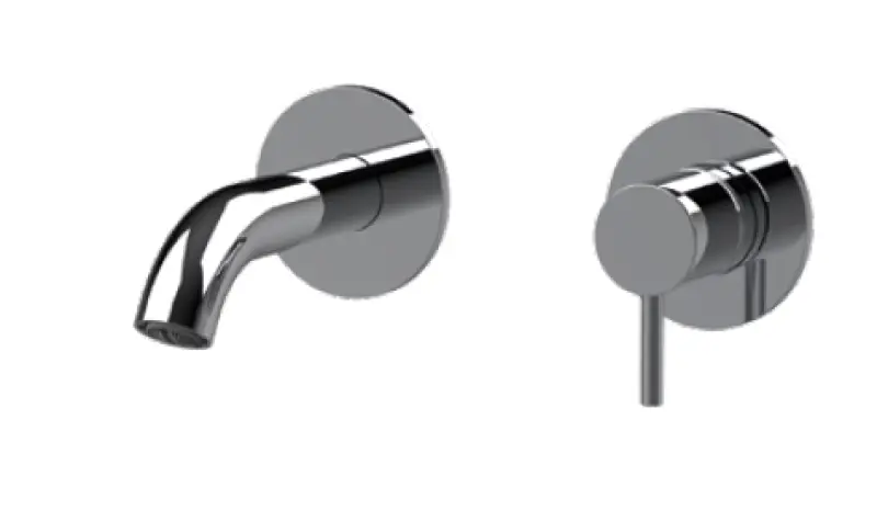 SB Round ενσωματωμένος μείκτης νιπτήρα χρώμιο 102mm